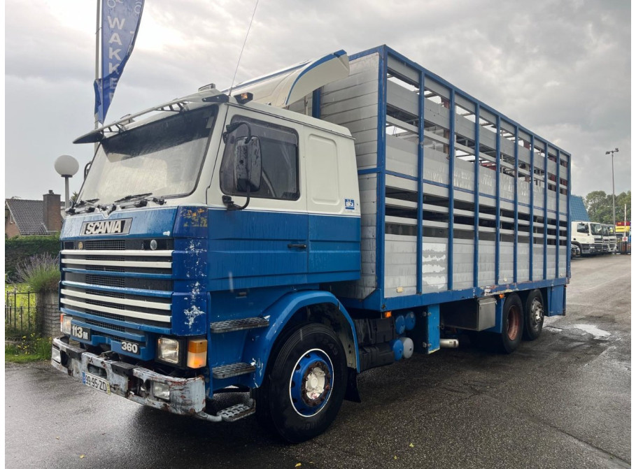 Scania R113-360 2 DECK LIFESTOCK truck in good condition